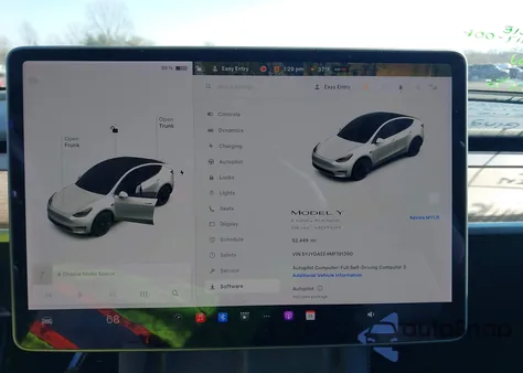 2021 Tesla Model Y Long Range Dual Motor All-Wheel Drive from USA, damaged, VIN 5YJYGAEE4MF191390